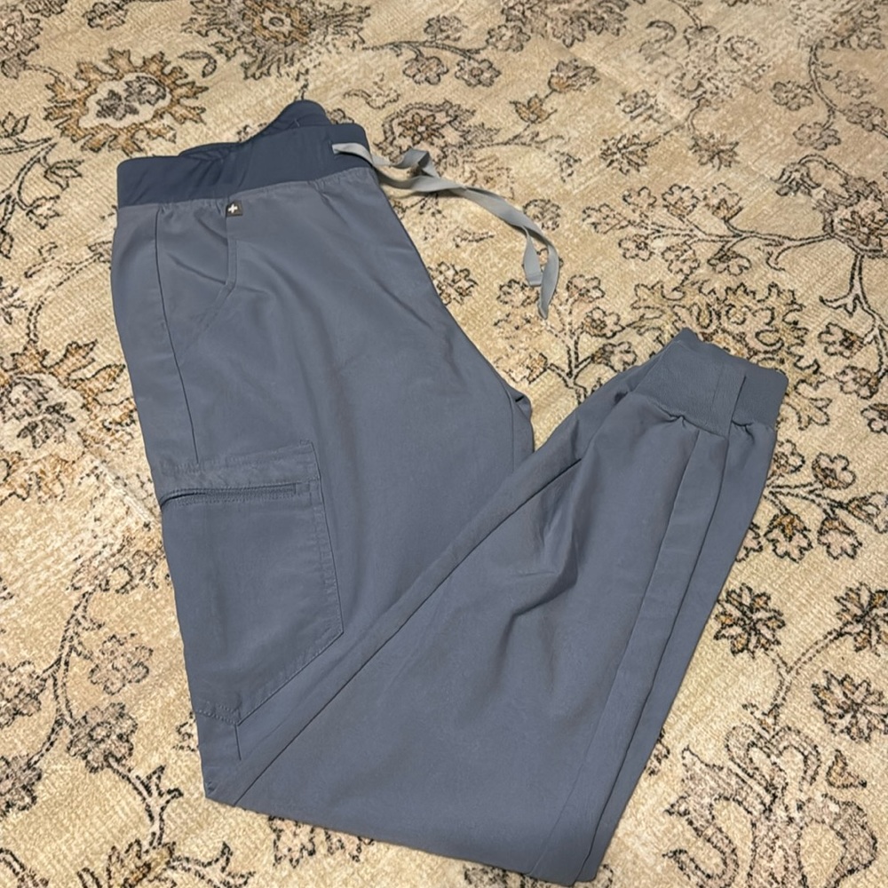 Small tall Zamora space grey joggers